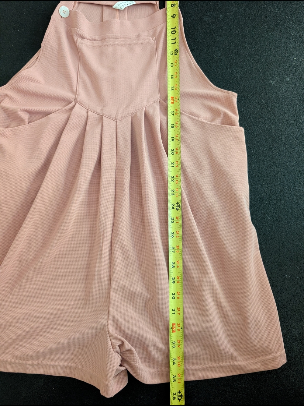 HALARA Dusty Rose Pink Sleeveless Romper Overalls Maternity Size M - Picture 8 of 8
